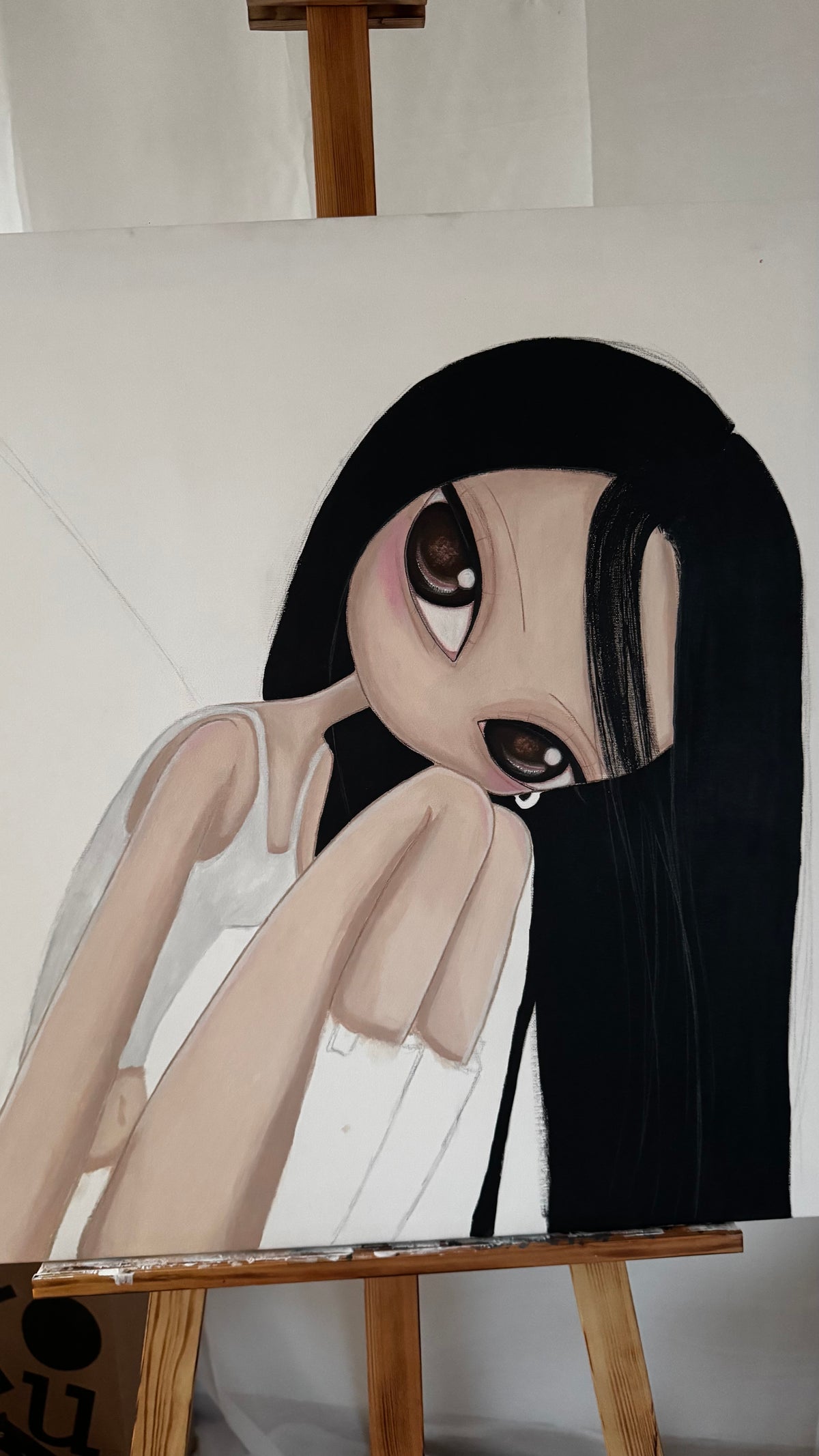 JUST A GIRL - Original Painting 70x70cm