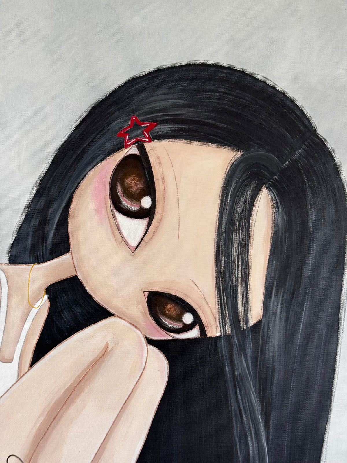 JUST A GIRL - Original Painting 70x70cm